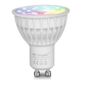 LED spot RGB + CCT - 4W GU10 - FUT103 Mi-light 2.0 LED spot RGB + CCT - 4W GU10 - FUT103 Mi-light 2.0